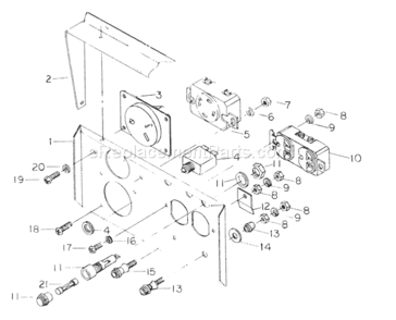 Page D Diagram and Parts List for 8720-1  Briggs and Stratton Generator